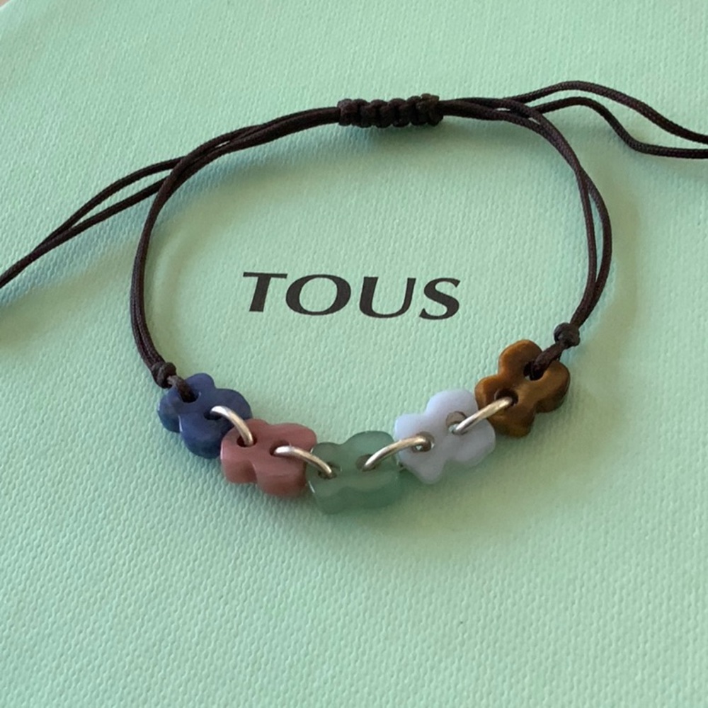 ❤️❤️ SOLD ❤️❤️ Tous Cruise Brown Cord Bracelet - Picture 2 of 8